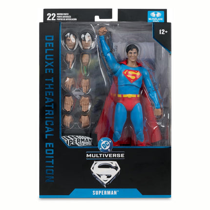 McFarlane Toys- DC Multiverse Superman (Superman: The Movie 1978) 7in Action Figure (Deluxe Theatrical Edition)