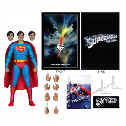 McFarlane Toys- DC Multiverse Superman (Superman: The Movie 1978) 7in Action Figure (Deluxe Theatrical Edition)