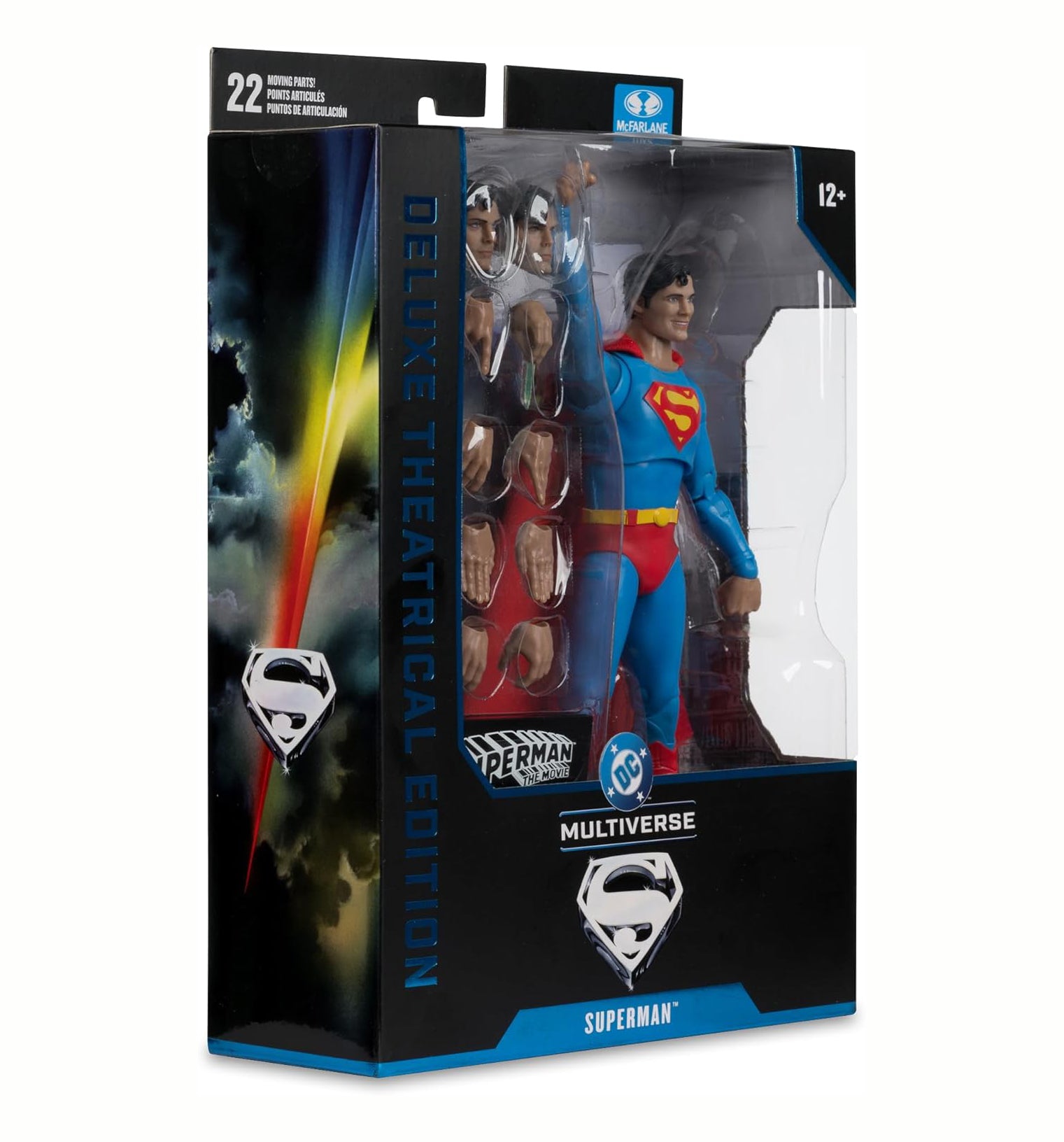 McFarlane Toys- DC Multiverse Superman (Superman: The Movie 1978) 7in Action Figure (Deluxe Theatrical Edition)