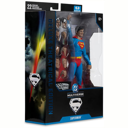 McFarlane Toys- DC Multiverse Superman (Superman: The Movie 1978) 7in Action Figure (Deluxe Theatrical Edition)