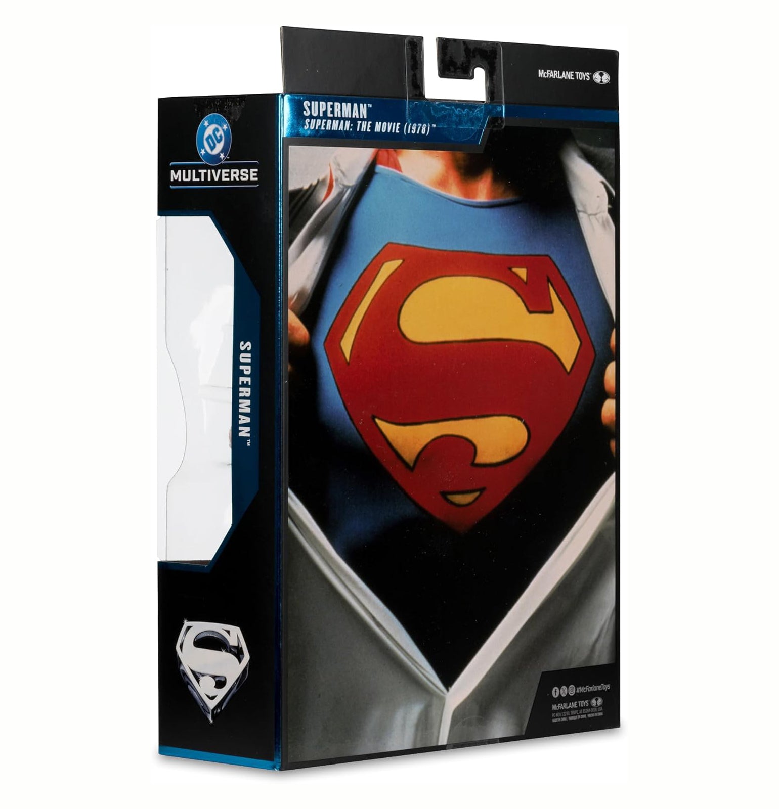 McFarlane Toys- DC Multiverse Superman (Superman: The Movie 1978) 7in Action Figure (Deluxe Theatrical Edition)