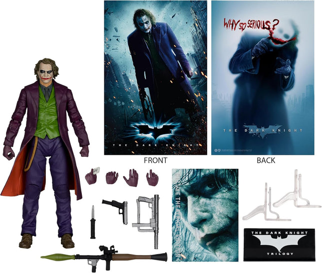 McFarlane Toys- DC Multiverse The Joker (The Dark Knight) 7in Action Figure (Deluxe Theatrical Edition)