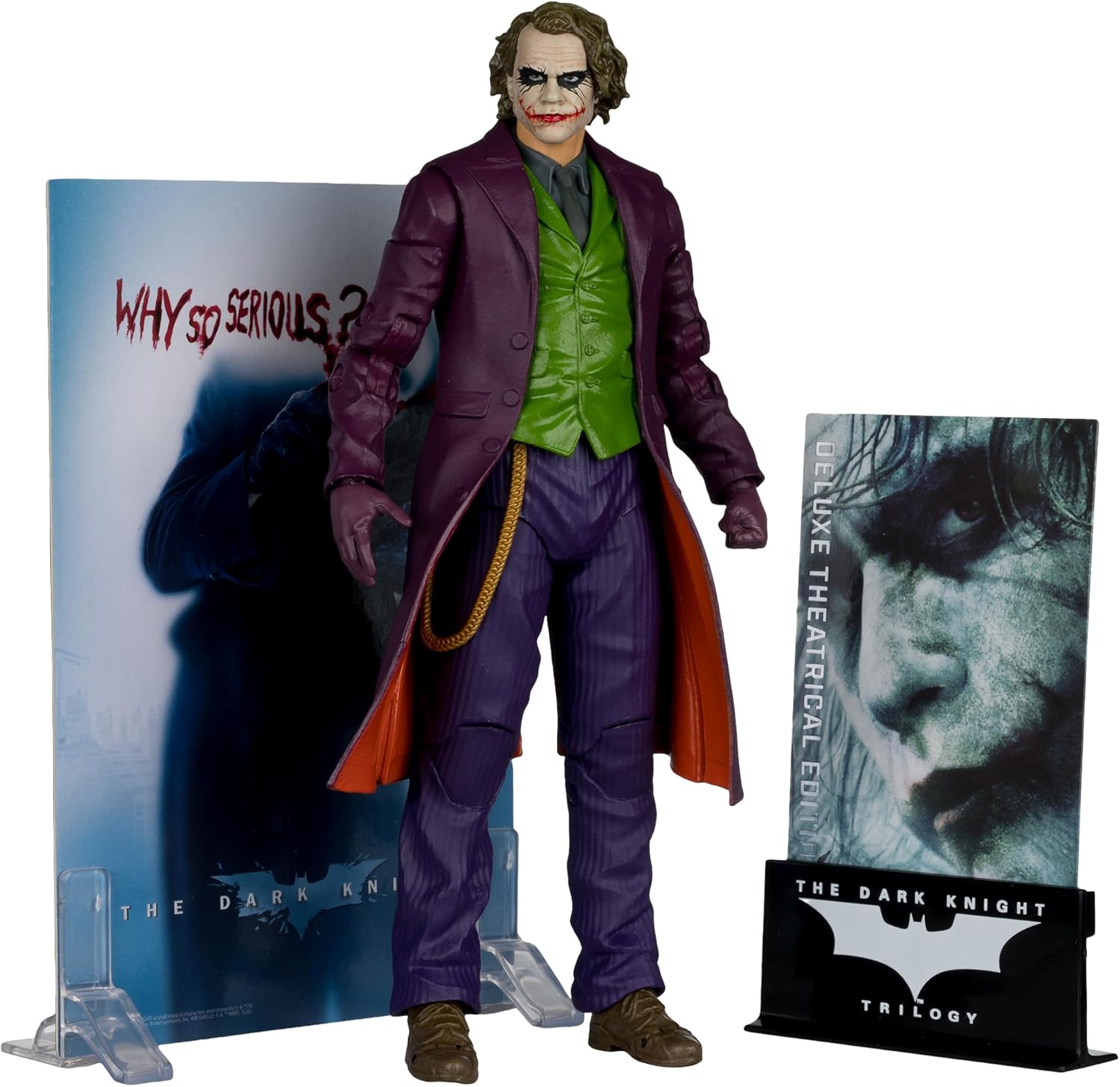 McFarlane Toys- DC Multiverse The Joker (The Dark Knight) 7in Action Figure (Deluxe Theatrical Edition)