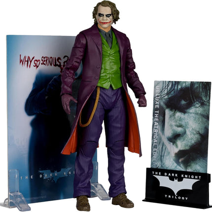 McFarlane Toys- DC Multiverse The Joker (The Dark Knight) 7in Action Figure (Deluxe Theatrical Edition)