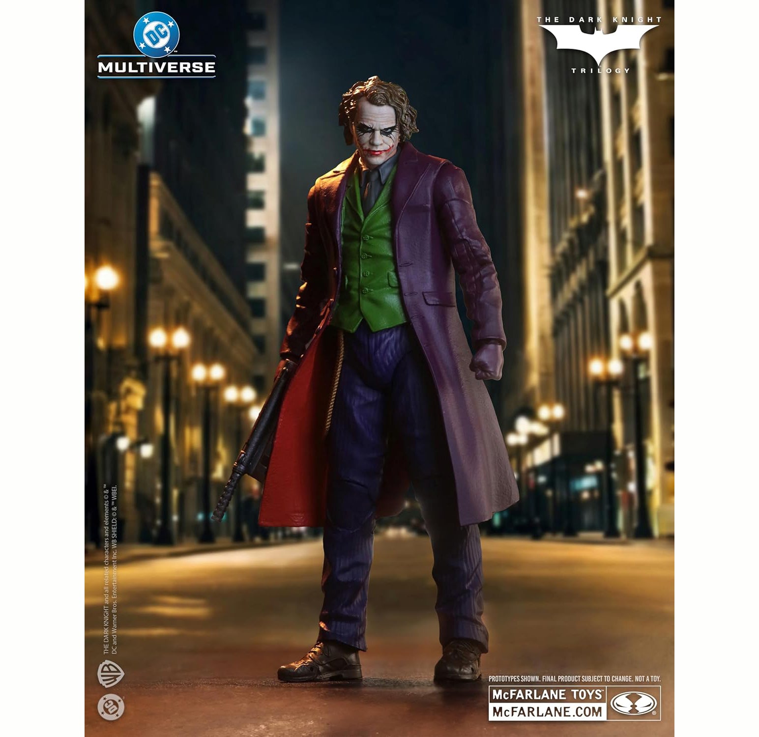 McFarlane Toys- DC Multiverse The Joker (The Dark Knight) 7in Action Figure (Deluxe Theatrical Edition)