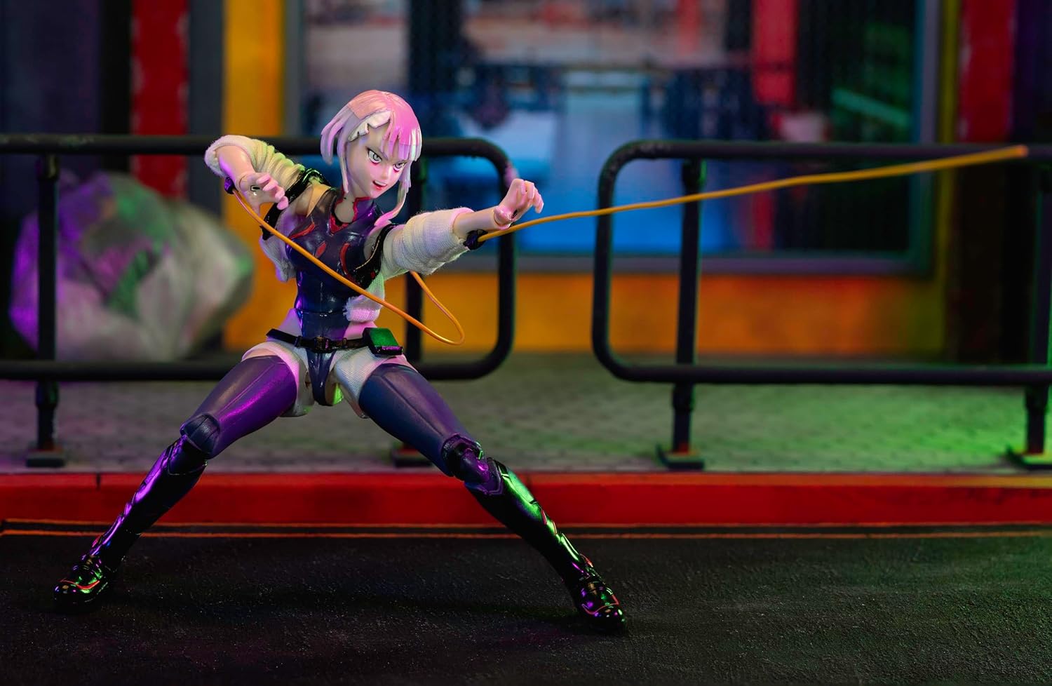 Cyberpunk Edgerunners Lucy - 1:12 Scale Action Figure - 5.7” Highly Articulated Collectible with Accessories