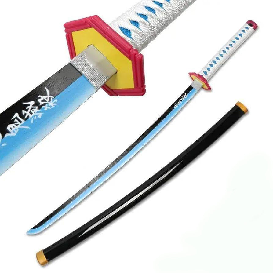 Demon Slayer - Giyu Tomioka Water Hashira Nichirin Sword (Katana) Replica