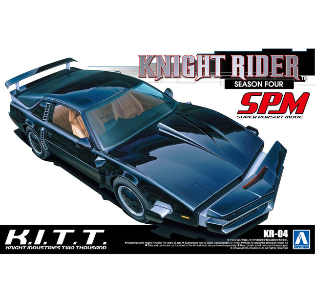 Aoshima KR-04 - Knight Rider's K.I.T.T. (Super Pursuit Mode) 1/24 Scale Model Kit