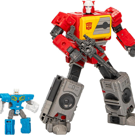 Transformers Studio Series Voyager The The Movie 86-25 Autobot Blaster & Eject, 6.5-inch Converting Action Figure