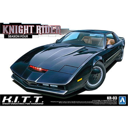 Aoshima 1/24 KR-03 Knight Rider: K.I.T.T. Knight Industries Two Thousand  "Season Four" Model Kit