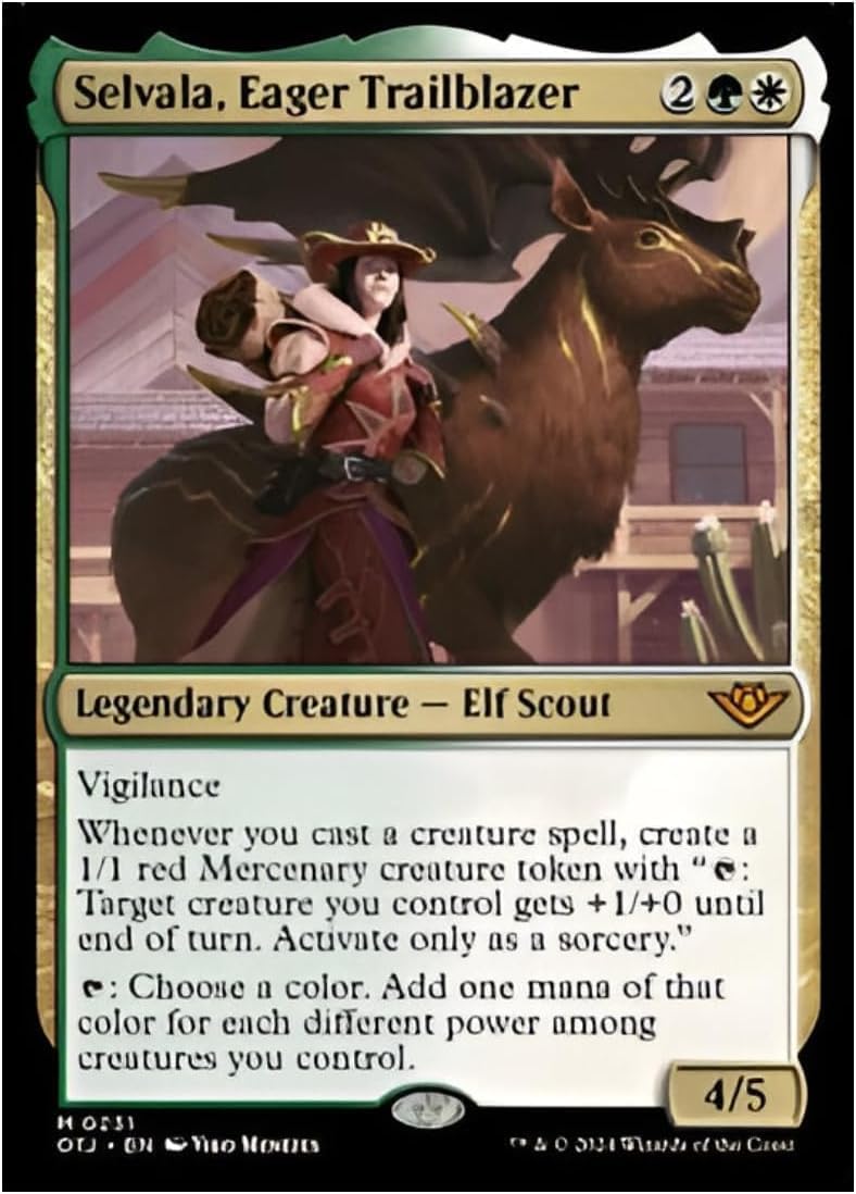 Magic: The Gathering Outlaws Of Thunder Junction Bundle - 9 Play Boosters, 30 Lands, Foil Cards, Life Counter & Storage Box-874577