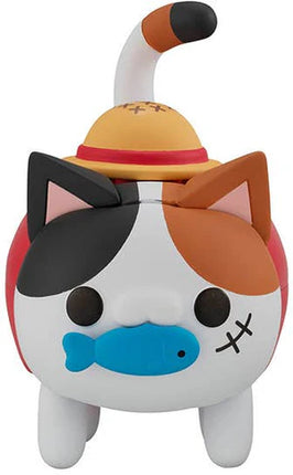 MegaHouse MEGA CAT PROJECT ONE PIECE Tokotoko NyanPieceNyan Monkey D. Luffy