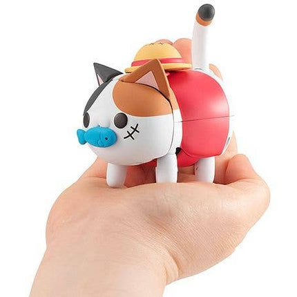 MegaHouse MEGA CAT PROJECT ONE PIECE Tokotoko NyanPieceNyan Monkey D. Luffy