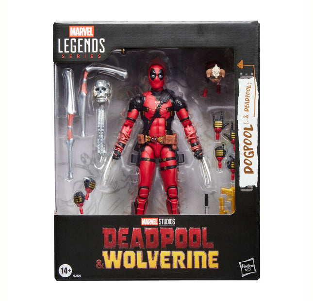 Marvel Legends Series Dogpool and Deadpool, Marvel Studios' Deadpool & Wolverine Movie Collectible 6-Inch Action Figure