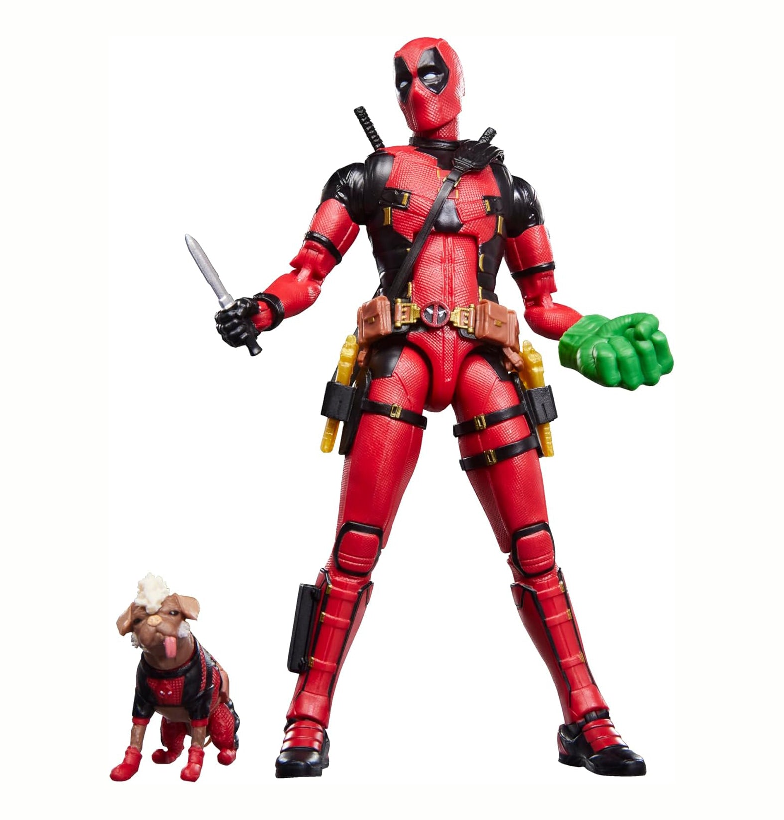 Marvel Legends Series Dogpool and Deadpool, Marvel Studios' Deadpool & Wolverine Movie Collectible 6-Inch Action Figure