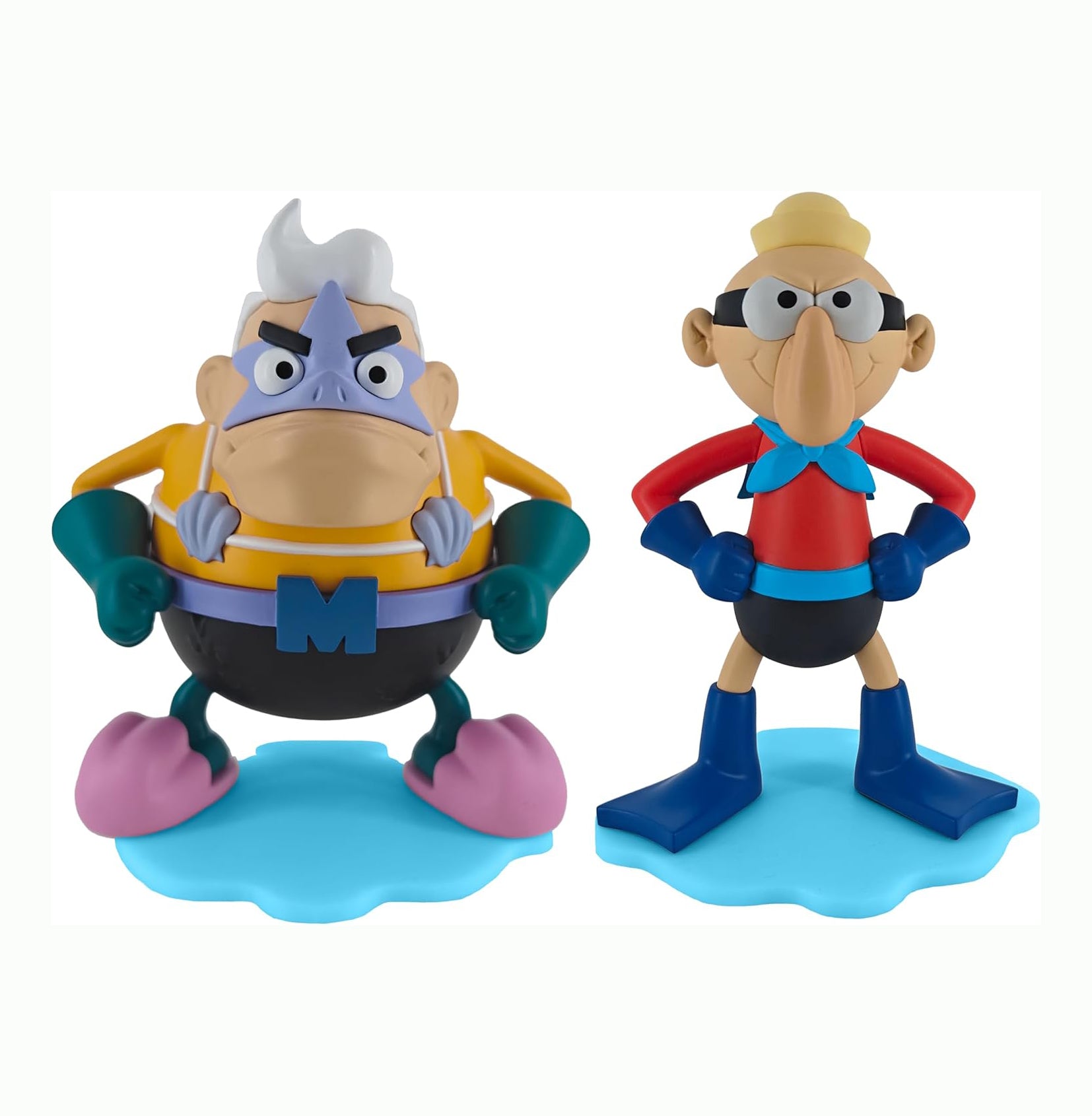 Spongebob Squarepants, Barnacle Boy and Mermaid Man Officially Licensed Collectible 5" Scale Figures 2-Pack (Amazon Exclusive)