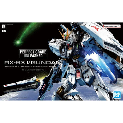 Bandai Hobby - 1/60 PG Mobile Suit Gundam Char's Counterattack - RX-93 Nu Gundam "Unleashed" Model Kit