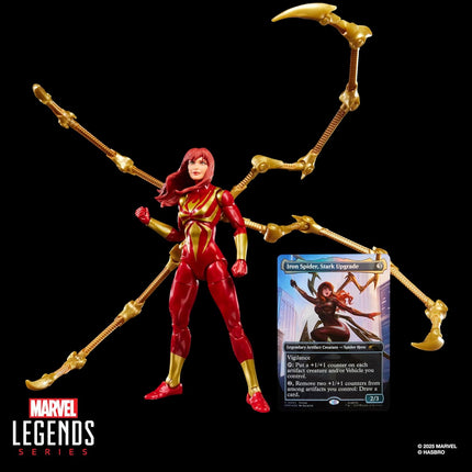Marvel Legends x Magic The Gathering - Mary Jane Watson (Iron Spider) Action Figure + Promo Trading Card Set