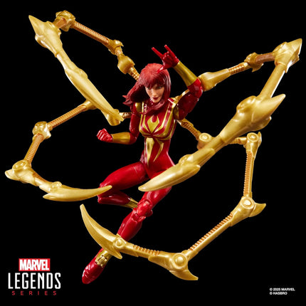 Marvel Legends x Magic The Gathering - Mary Jane Watson (Iron Spider) Action Figure + Promo Trading Card Set
