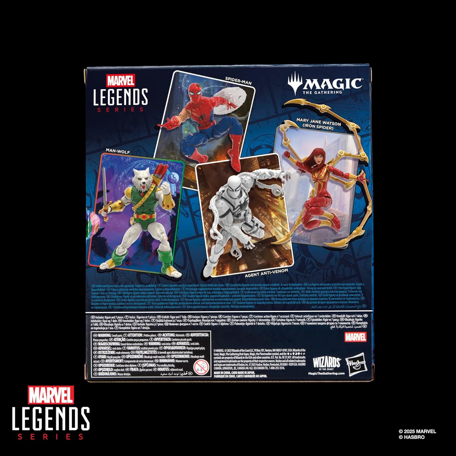 Marvel Legends x Magic The Gathering - Man-Wolf Action Figure + Promo Trading Card Set