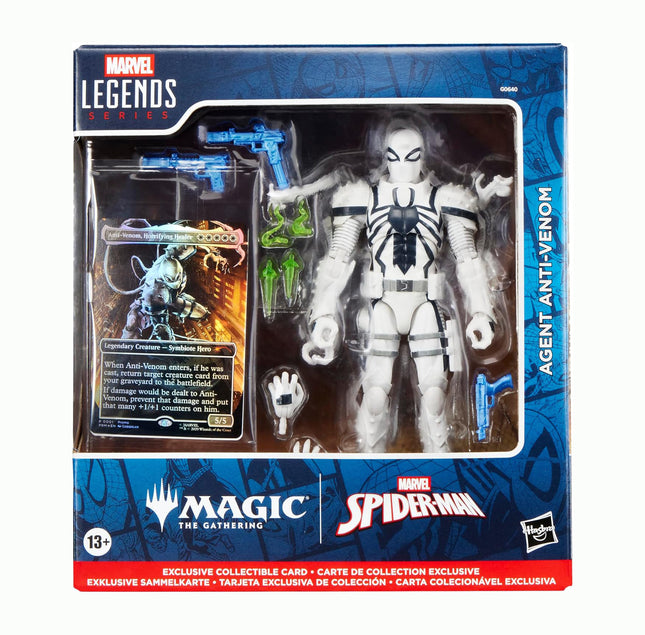 Marvel Legends x Magic The Gathering - Agent Anti-Venom Action Figure + Promo Trading Card Set