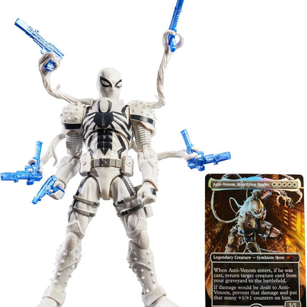 Marvel Legends x Magic The Gathering - Agent Anti-Venom Action Figure + Promo Trading Card Set