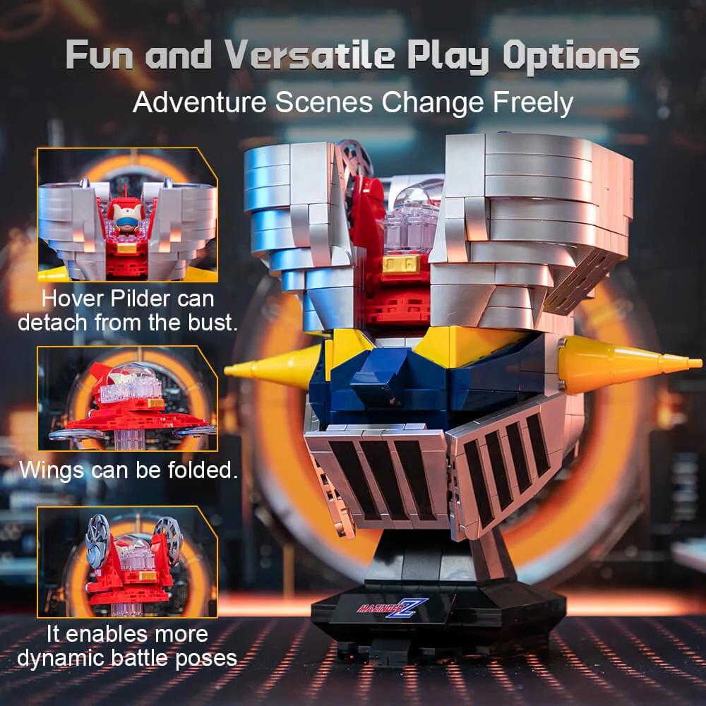 MAZINGER Z - Bust Mazinger Z - Building block 669 pcs