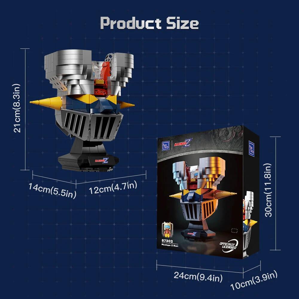 MAZINGER Z - Bust Mazinger Z - Building block 669 pcs