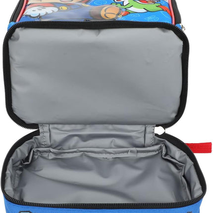 Super Mario Bros. Square Double Compartment Insulated Lunch Box