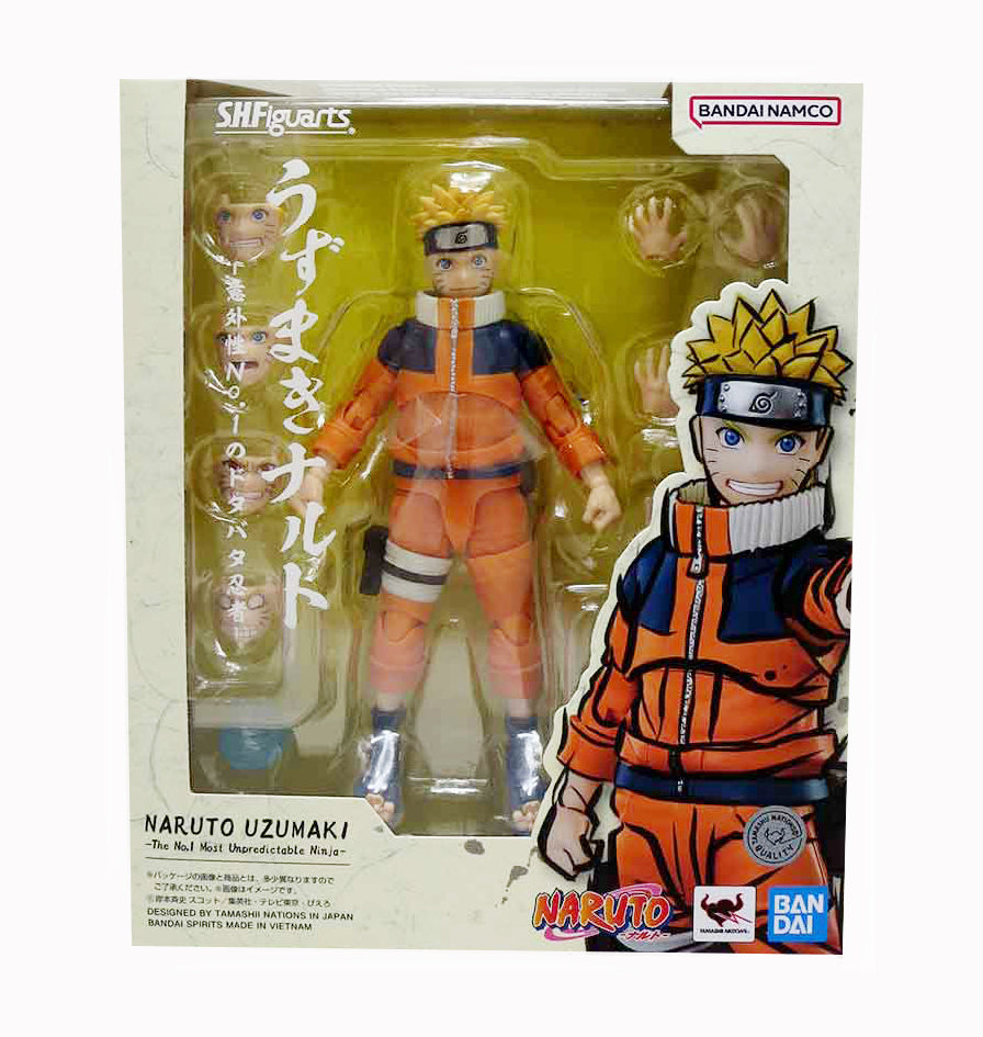 Tamashii Nations S.H. Figuarts - Naruto, Naruto Uzumaki Action Figure