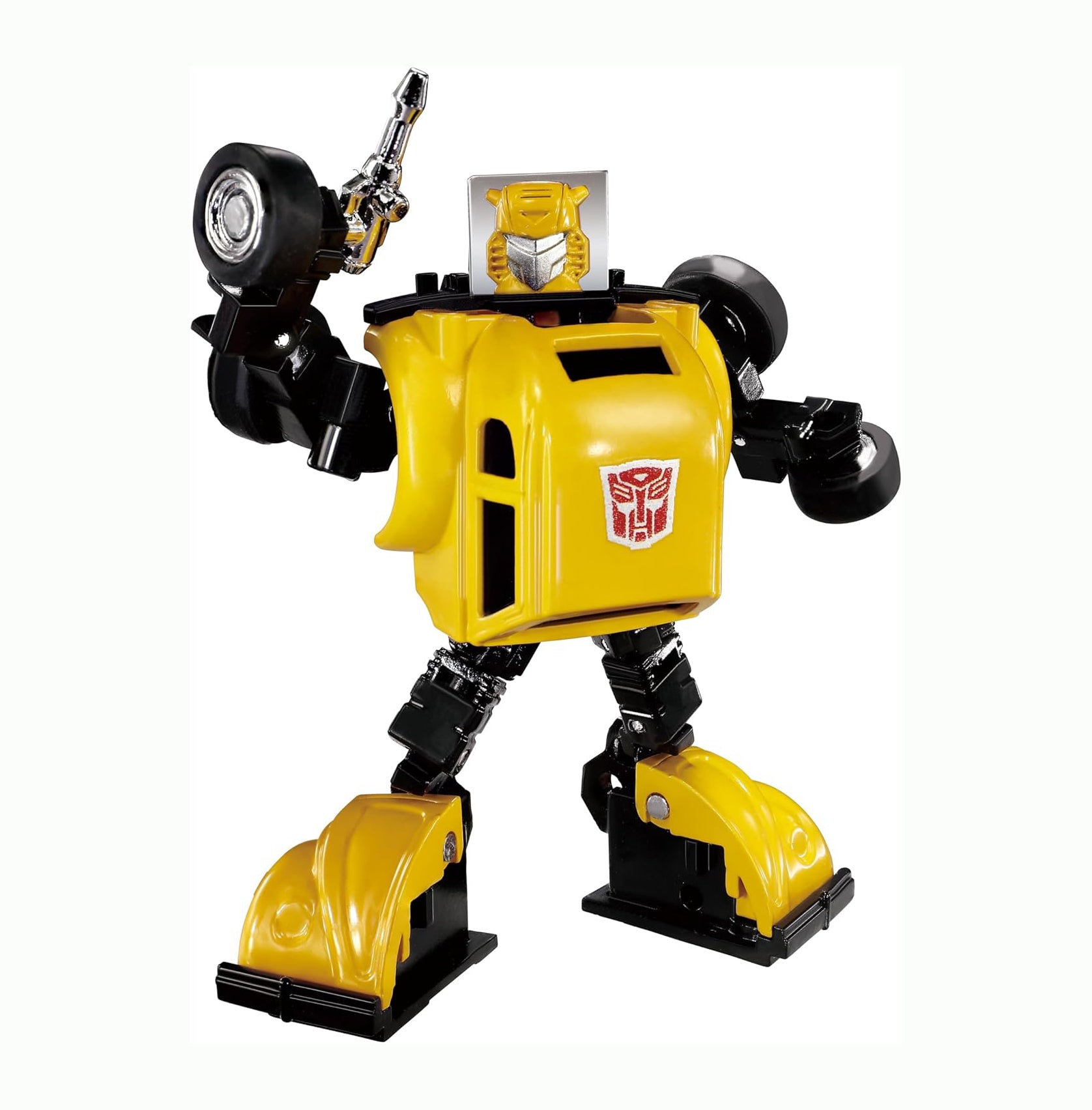 TRANSFORMERS Missing Link C-03 Bumble Action Figure - Classic Retro Collectible - Articulated Bumblebee Toy