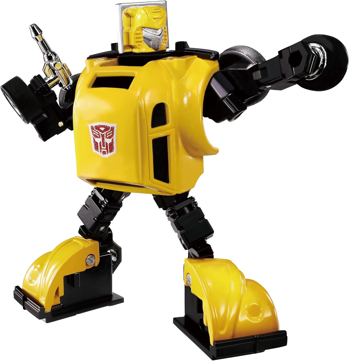 TRANSFORMERS Missing Link C-03 Bumble Action Figure - Classic Retro Collectible - Articulated Bumblebee Toy