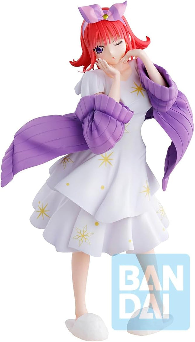 Ichibansho Figure - The Quintessential Quintuplets - Nino Nakano (Loungewear ver.), Bandai Spirits Collectible Statue