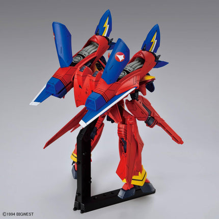 Bandai Hobby - 1/100 HG Macross 7, VF-19 Custom FIRE Valkyrie with Sound Booster Model Kit
