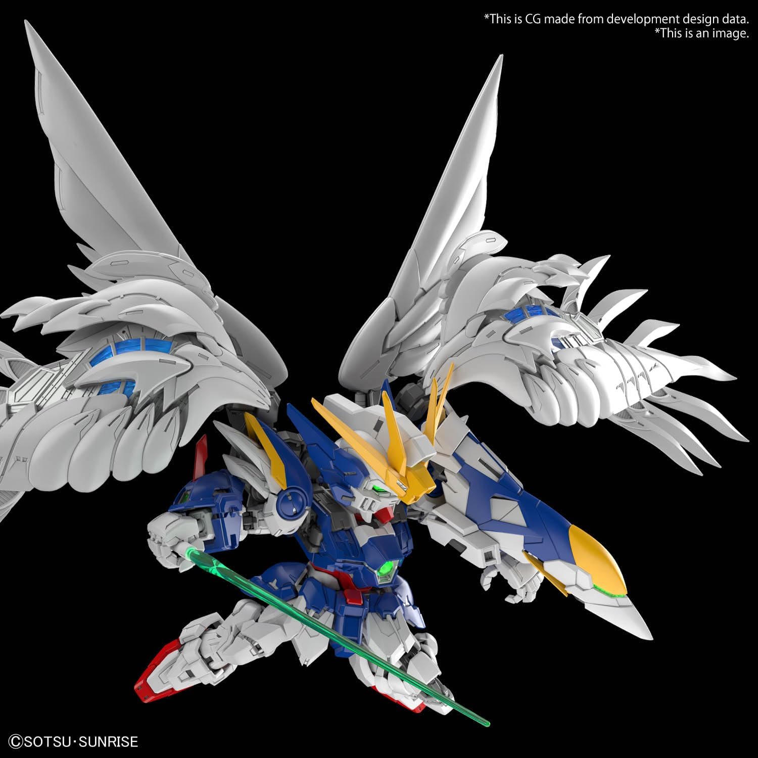 Bandai Hobby - MGSD Gundam Wing Endless Waltz. - XXXG-00W0 Wing Gundam Zero EW Ver. Model Kit