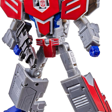 Transformers Icons Optimus Prime 6.75-Inch Voyager Class Action Figure that Converts to Autobot Logo Symbol