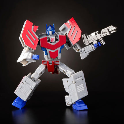 Transformers Icons Optimus Prime 6.75-Inch Voyager Class Action Figure that Converts to Autobot Logo Symbol