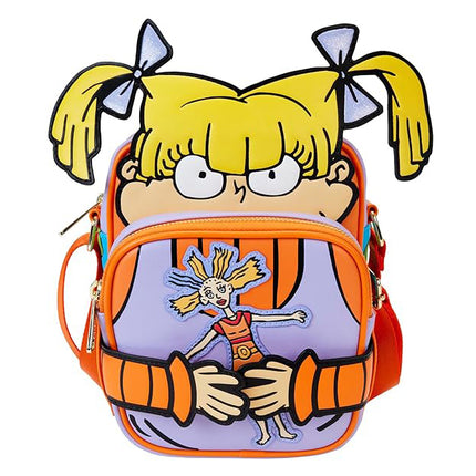 Loungefly Rugrats Angelica Crossbuddies Crossbody Bag with Coin Bag