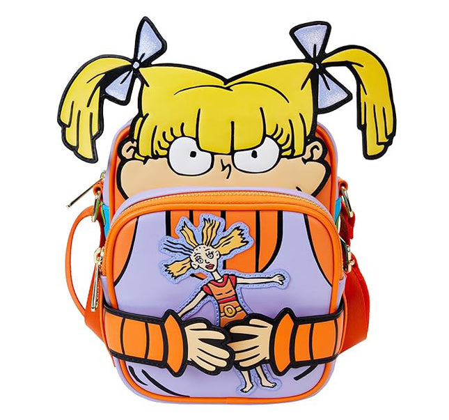 Loungefly Rugrats Angelica Crossbuddies Crossbody Bag with Coin Bag
