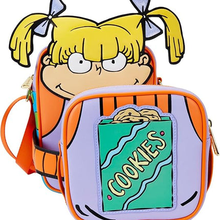 Loungefly Rugrats Angelica Crossbuddies Crossbody Bag with Coin Bag