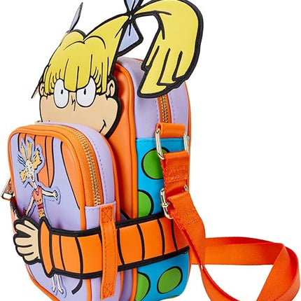 Loungefly Rugrats Angelica Crossbuddies Crossbody Bag with Coin Bag