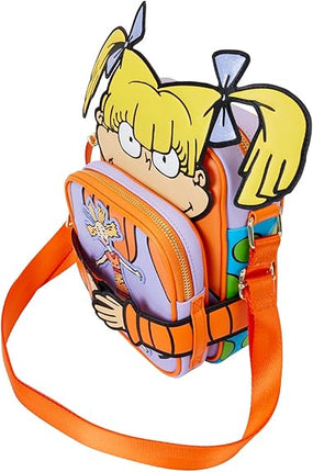 Loungefly Rugrats Angelica Crossbuddies Crossbody Bag with Coin Bag