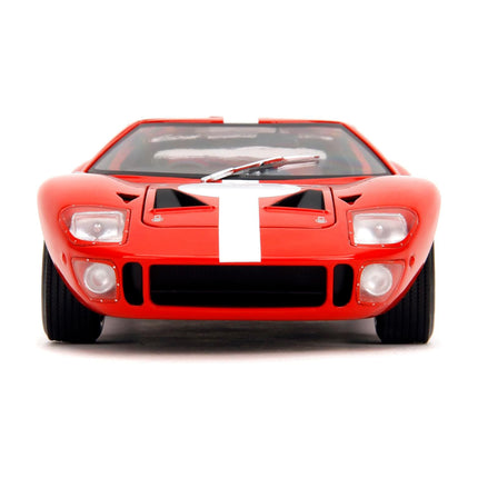 Jada Pink Slips 1968 Ford GT40 MK1-1:18 Scale Diecast Model with Opening Doors and Working Steering - for Collectors