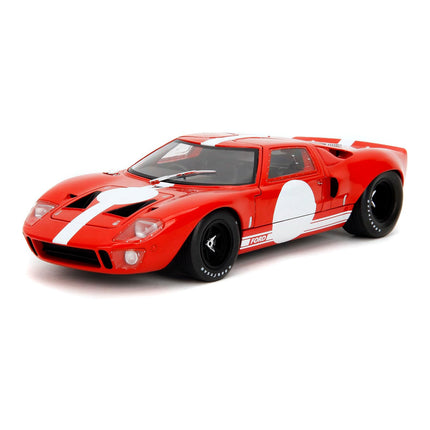 Jada Pink Slips 1968 Ford GT40 MK1-1:18 Scale Diecast Model with Opening Doors and Working Steering - for Collectors