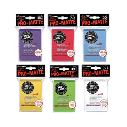 Ultra Pro PRO-MATTE (50 Non-Glare Sleeves) STANDARD Sleeve Packs