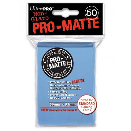 Ultra Pro PRO-MATTE (50 Non-Glare Sleeves) STANDARD Sleeve Packs