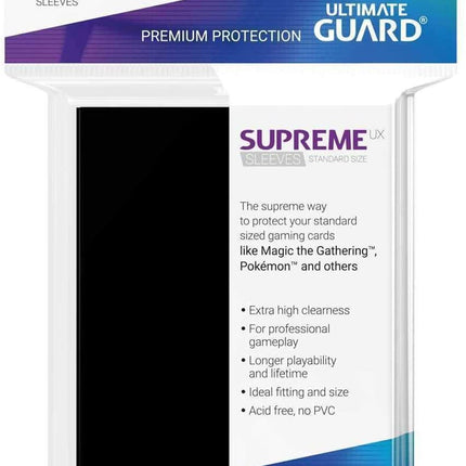 Ultimate Guard - 50 Sleeves: Supreme UX Standard Size