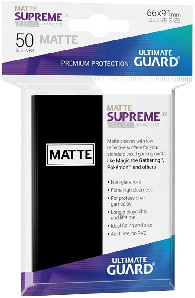 Ultimate Guard - 50 Sleeves: Supreme UX Standard Size (Matte)