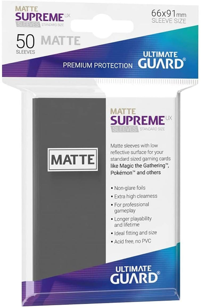 Ultimate Guard - 50 Sleeves: Supreme UX Standard Size (Matte)