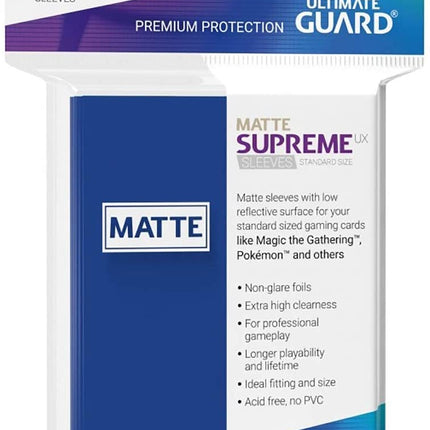 Ultimate Guard - 50 Sleeves: Supreme UX Standard Size (Matte)